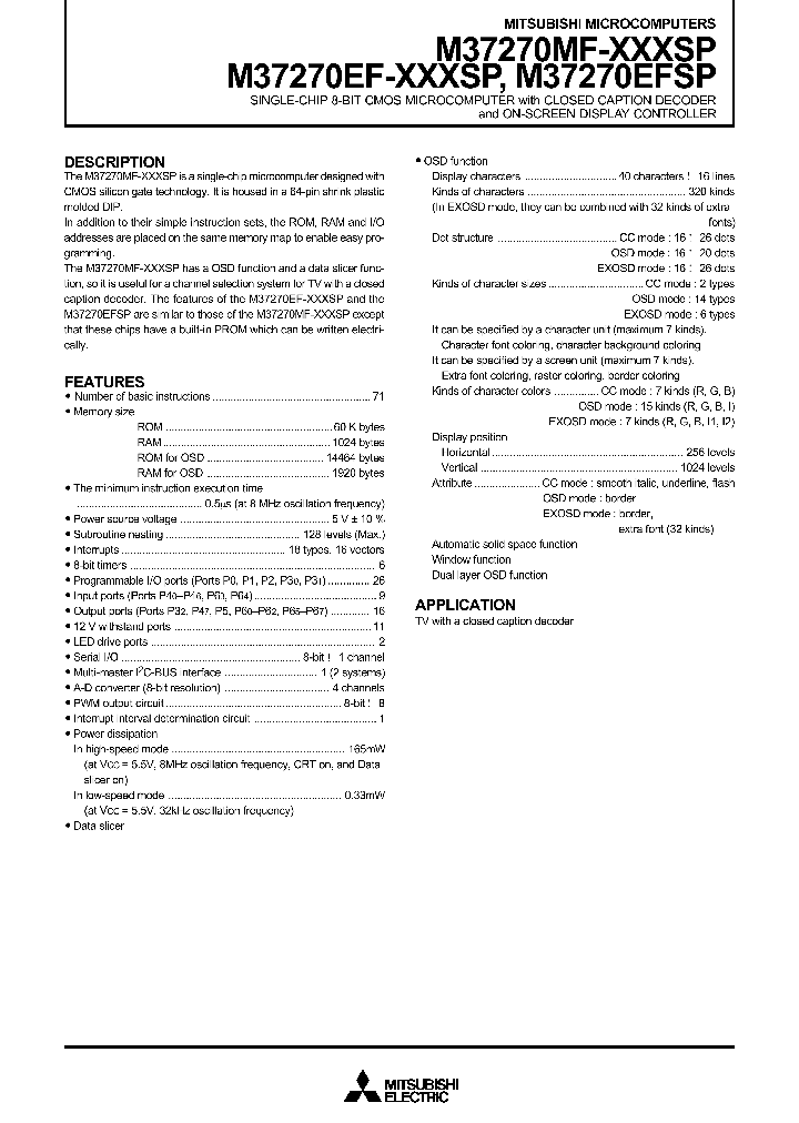 M37270_1115553.PDF Datasheet