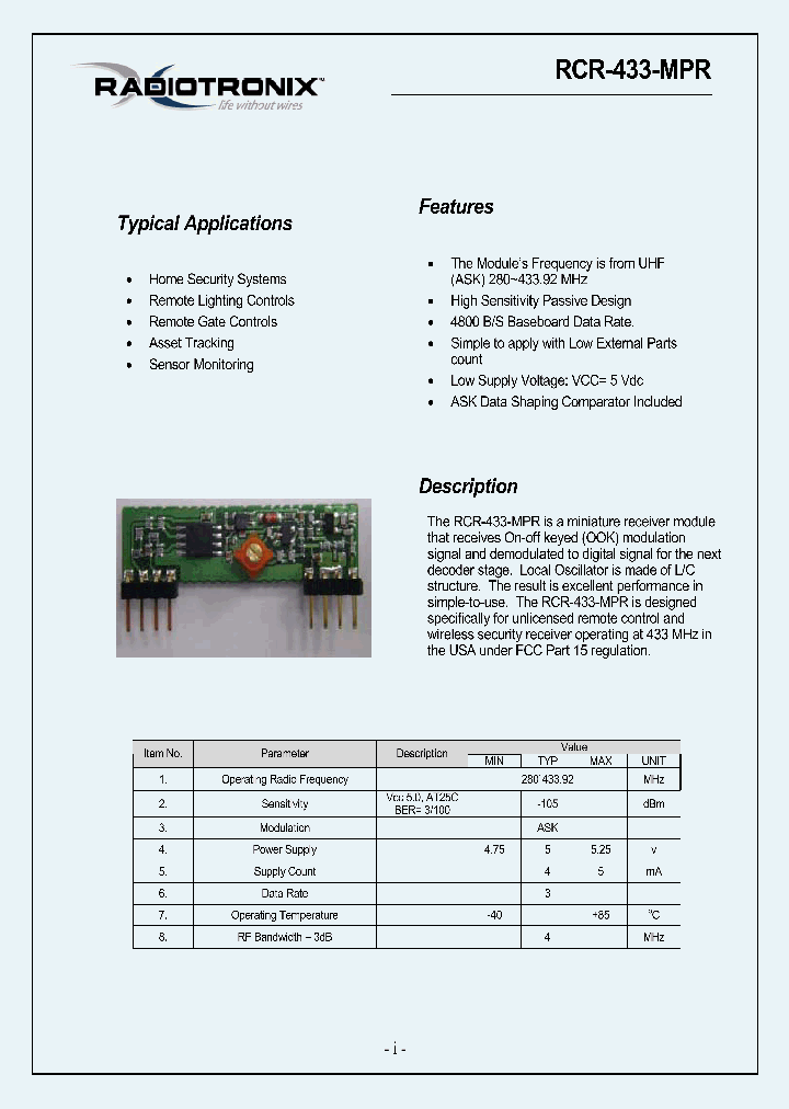 RCR-315-MPR_1169991.PDF Datasheet