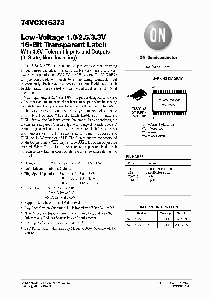 74VCX16373-D_1694384.PDF Datasheet