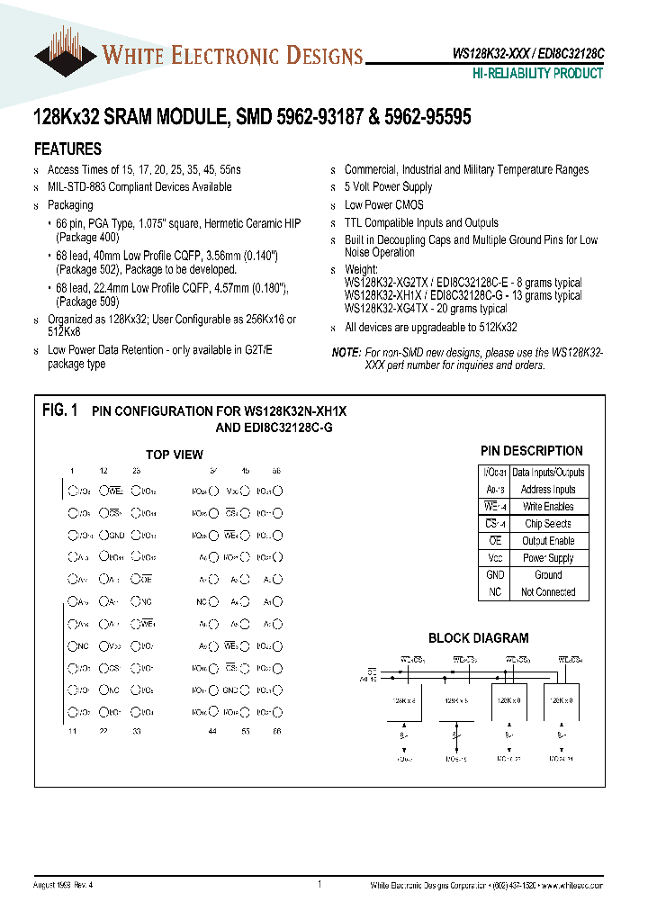 EDI8C32128C_1174952.PDF Datasheet