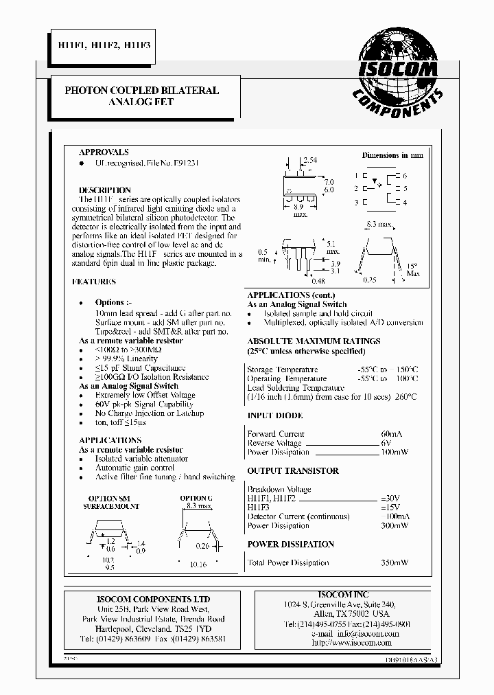 H11F1_1182597.PDF Datasheet