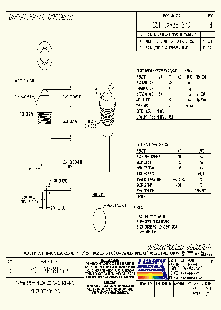 SSI-LXR3816YD_1337305.PDF Datasheet