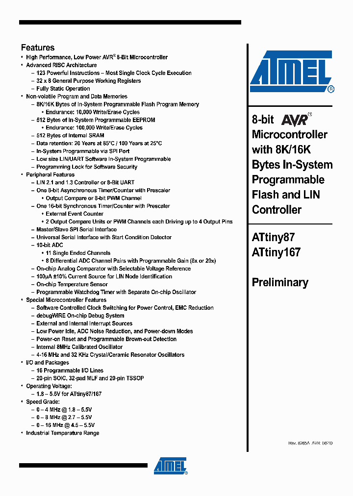 ATTINY167_1724826.PDF Datasheet