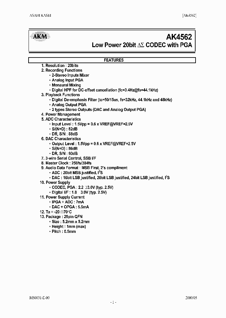 AK4562_1360038.PDF Datasheet