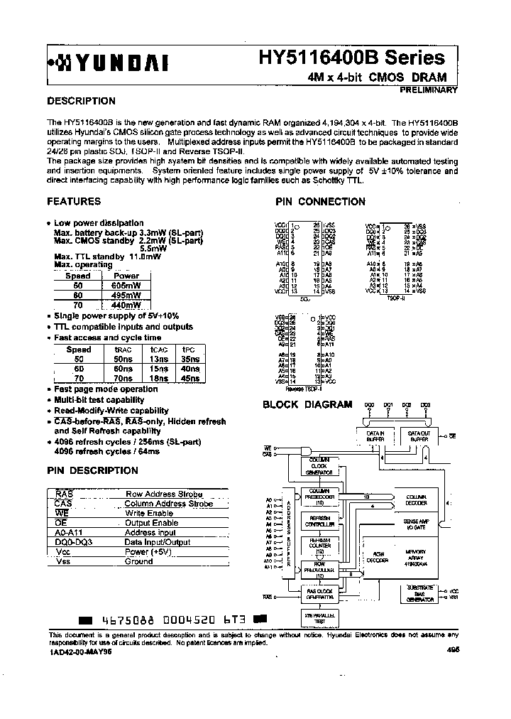 HY5116400BR-60_1375540.PDF Datasheet
