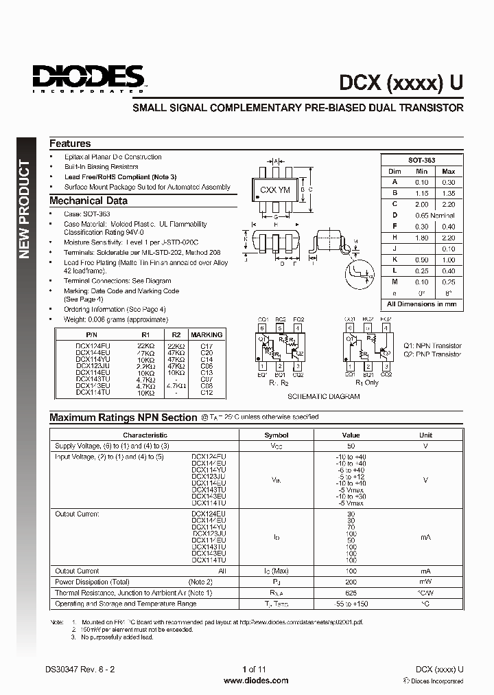 DCX114TU-7-F_1407922.PDF Datasheet