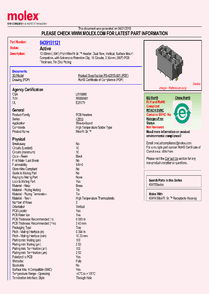 43915-1121_1732259.PDF Datasheet