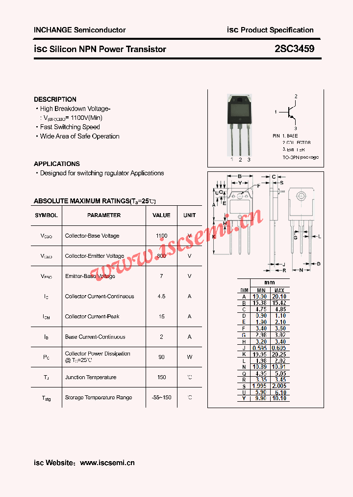 2SC3459_1736476.PDF Datasheet