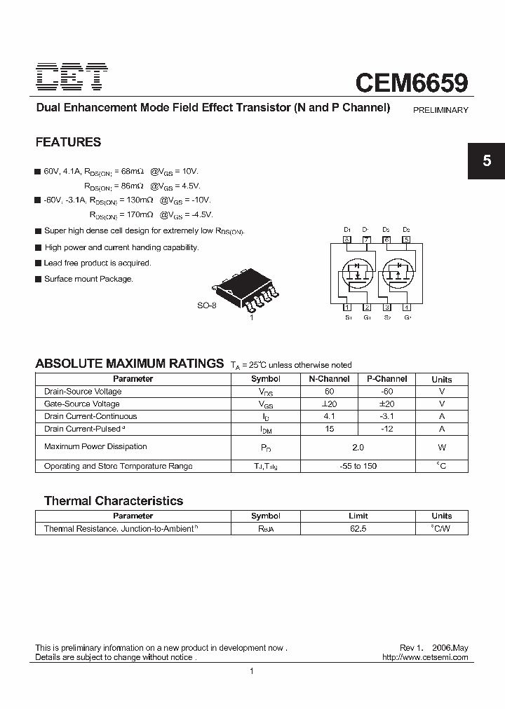 CEM6659_1760511.PDF Datasheet