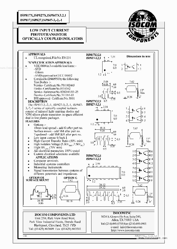 ISP817-1_1758028.PDF Datasheet