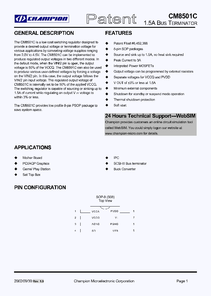 CM8501C_1470893.PDF Datasheet