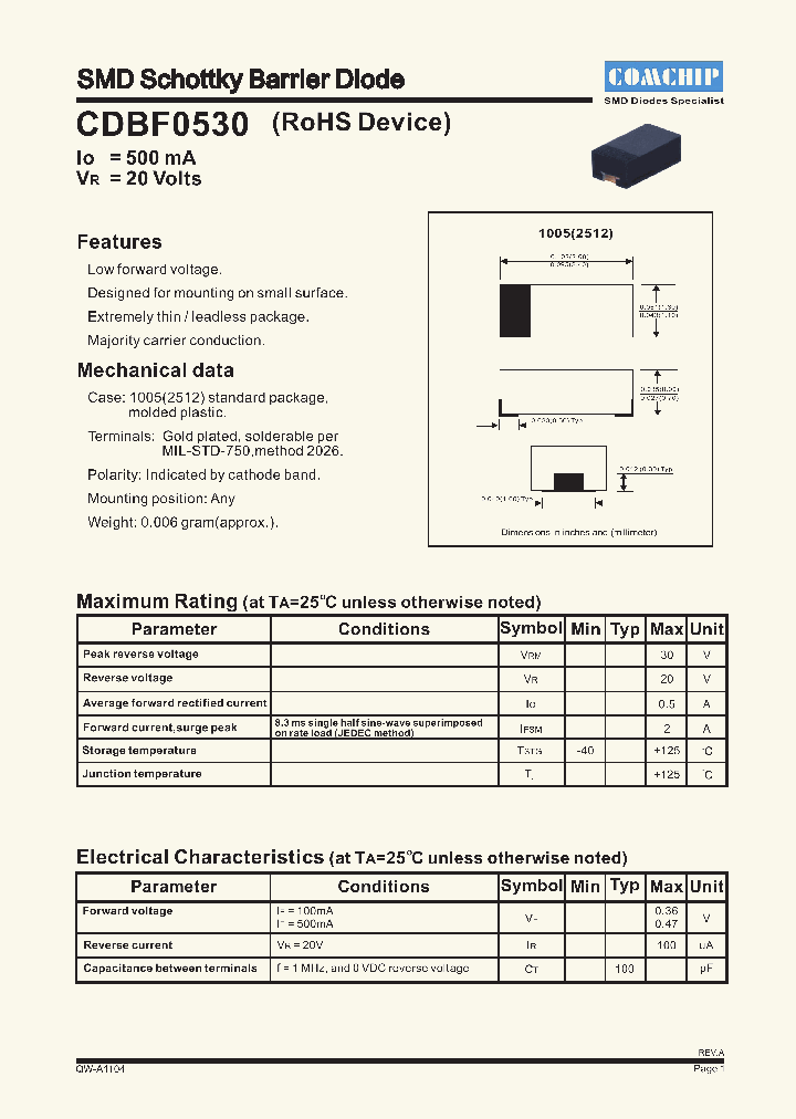 CDBF0530_1771682.PDF Datasheet