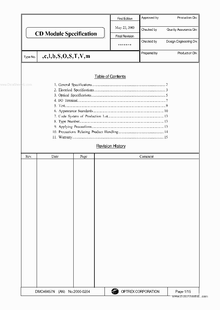 DMC40457N_1773249.PDF Datasheet