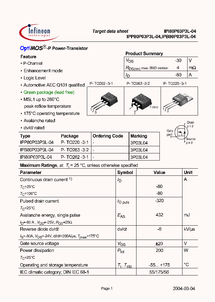 IPB80P03P3L-04_1484111.PDF Datasheet