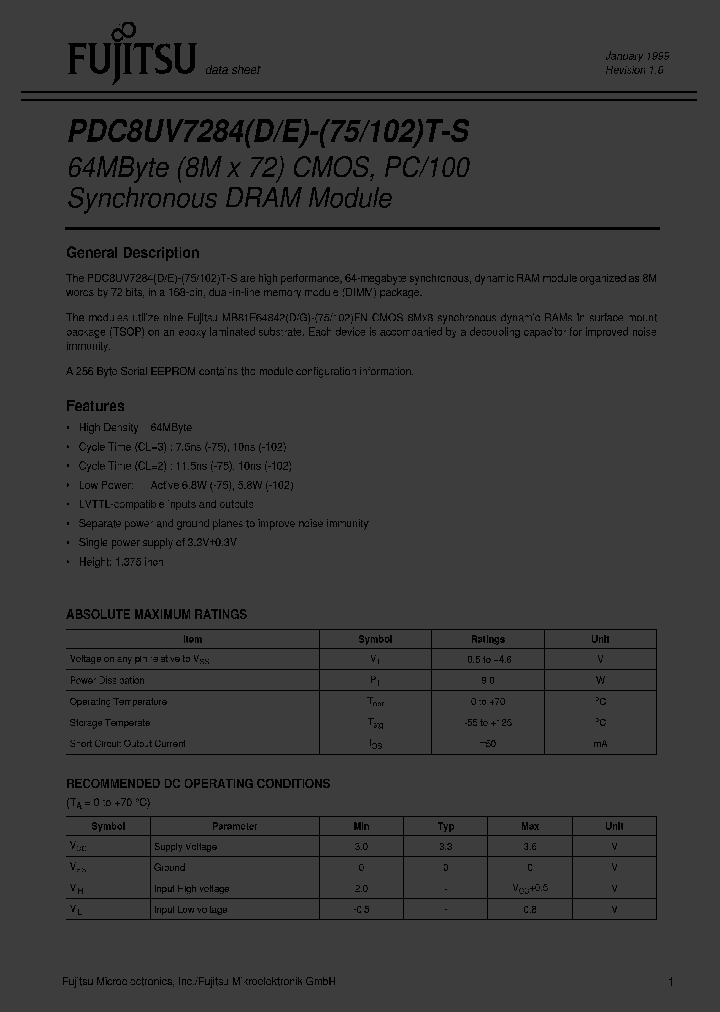 PDC8UV7284A-75T-S_1537358.PDF Datasheet