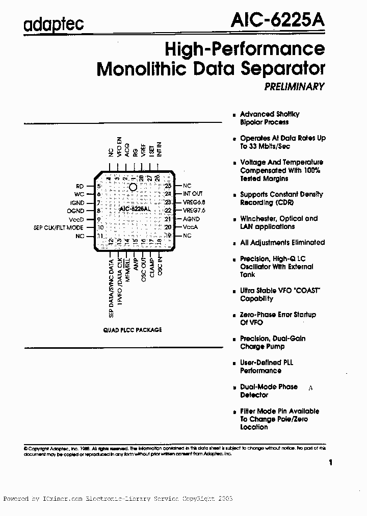 AIC-6225L-30_1550892.PDF Datasheet