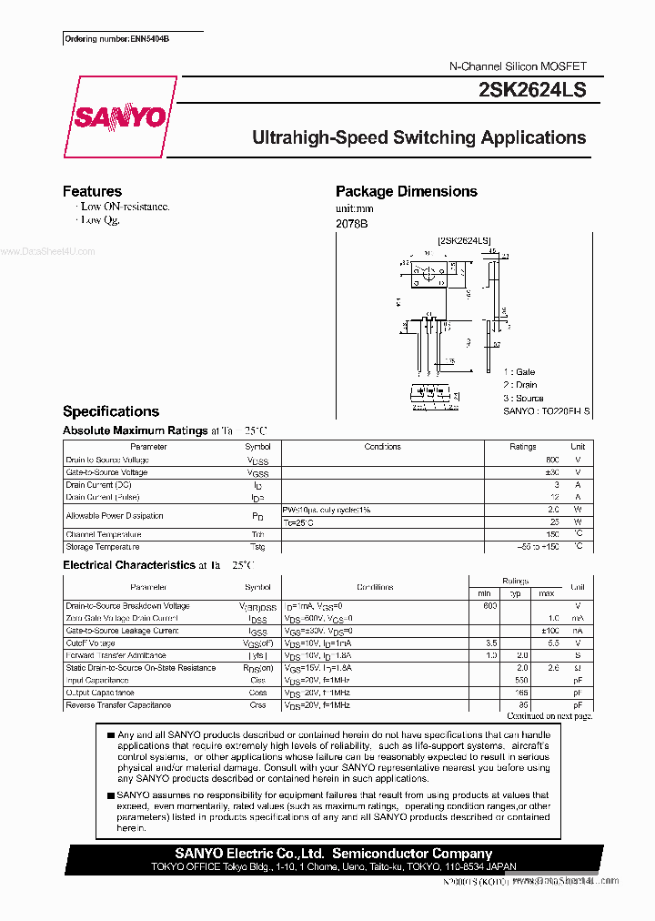 K2624LS_1792095.PDF Datasheet