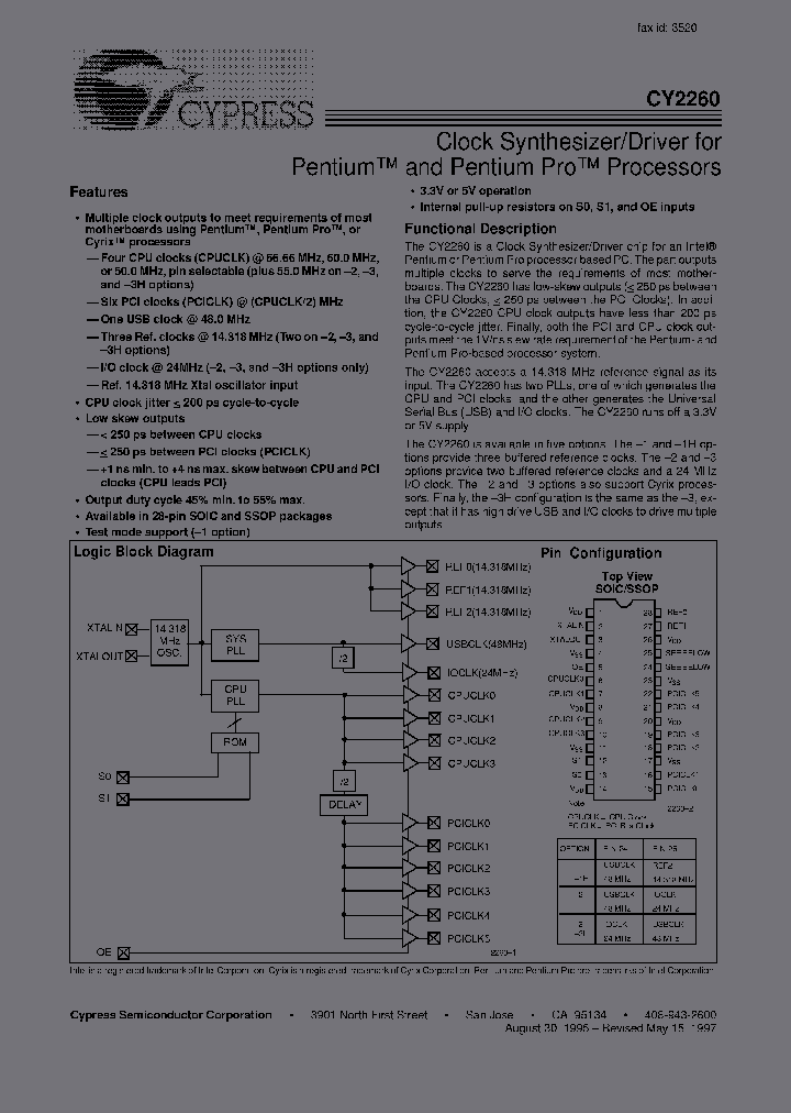 CY2260SC-3H_1633992.PDF Datasheet