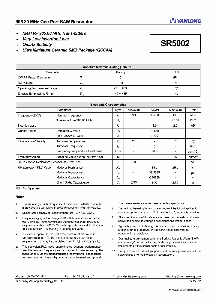 SR5002_1821175.PDF Datasheet