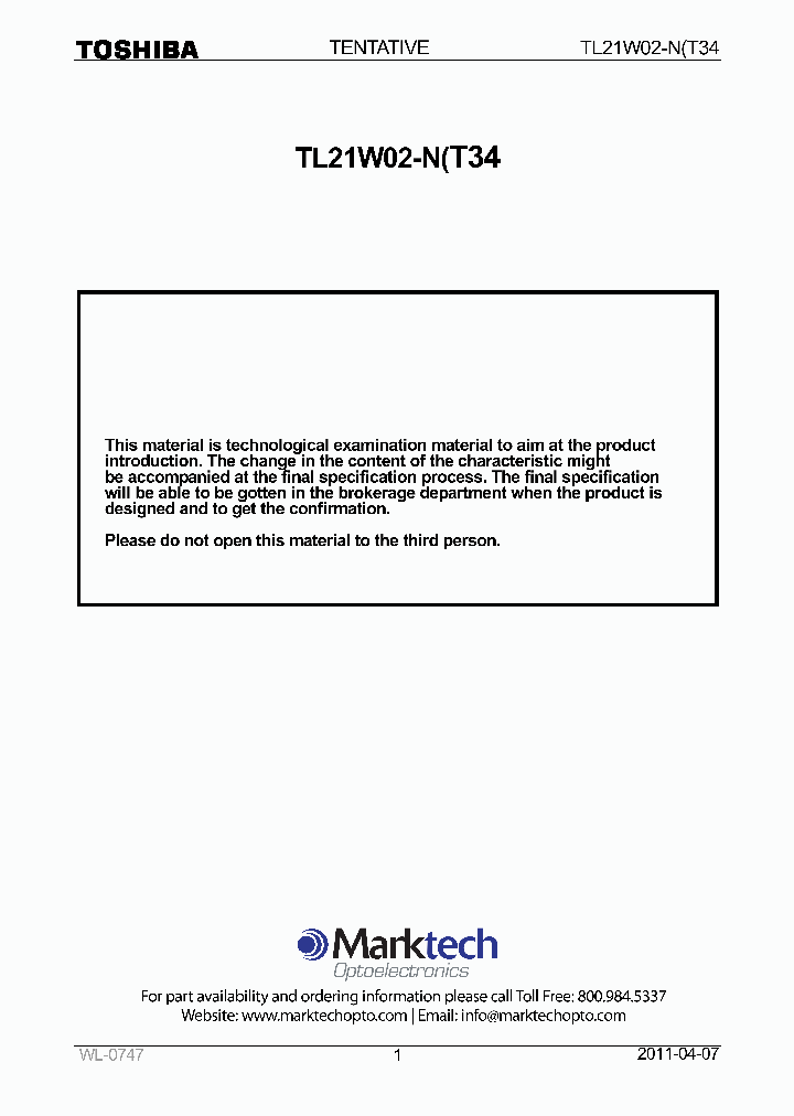TL21W02-NT34_1825483.PDF Datasheet