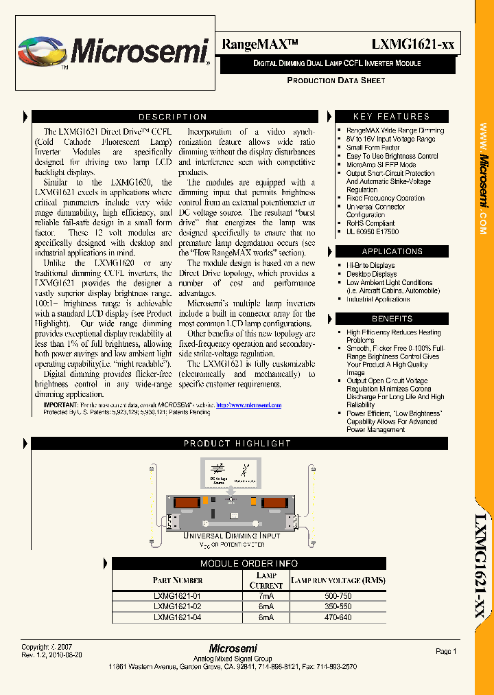 LXMG1621-XX10_1828823.PDF Datasheet