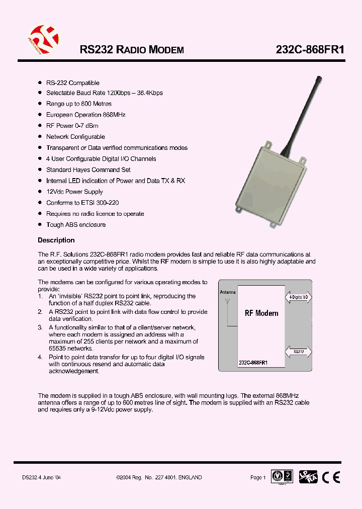 232C-868FR1_1831892.PDF Datasheet