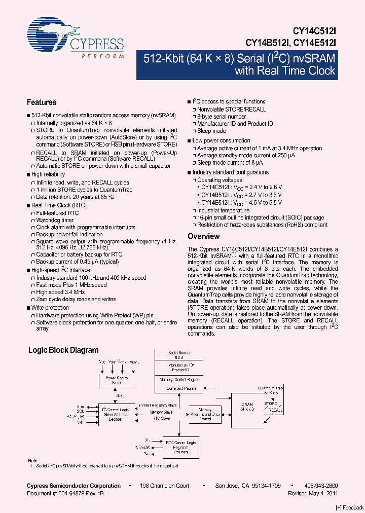 CY14B512I-SFXI_1834948.PDF Datasheet