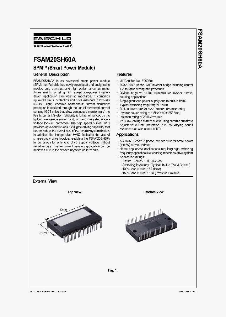 FSAM20SH60A03_1837242.PDF Datasheet