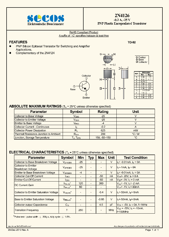 2N4126_1842196.PDF Datasheet