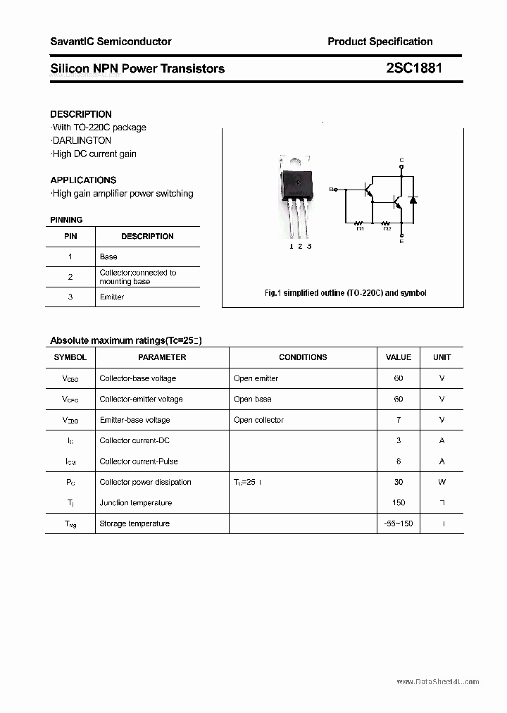 2SC1881_1845289.PDF Datasheet