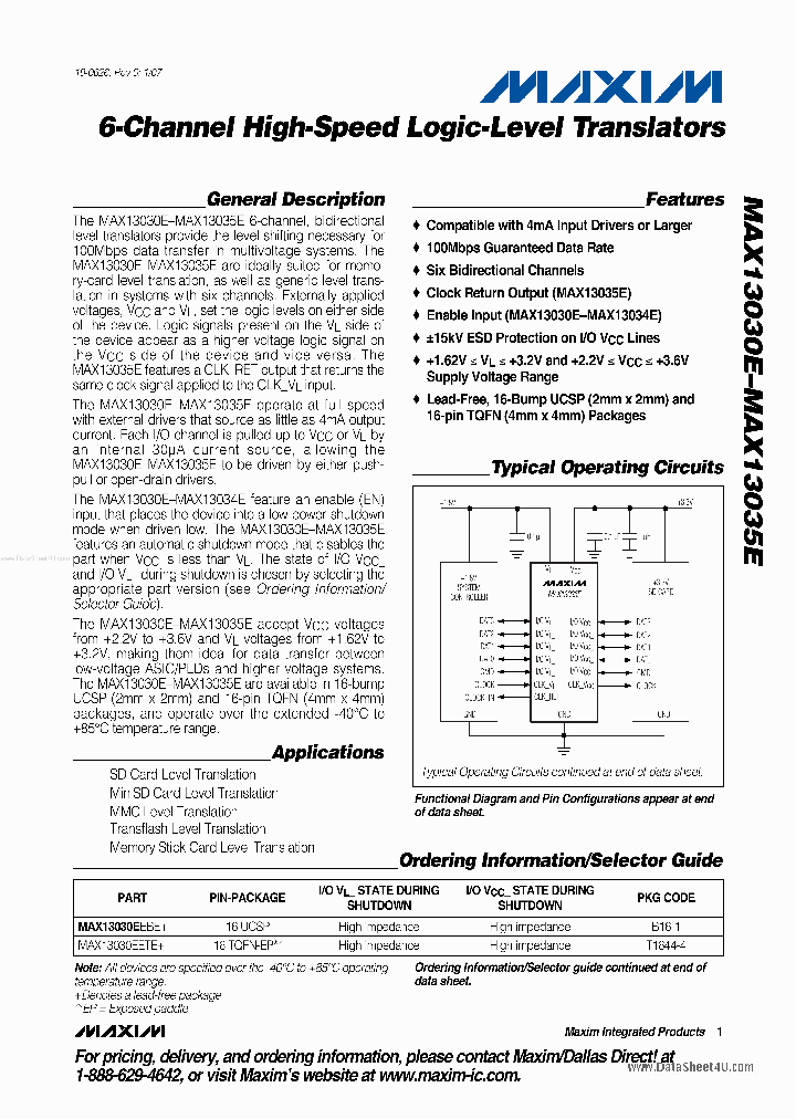 MAX13033E_1865073.PDF Datasheet