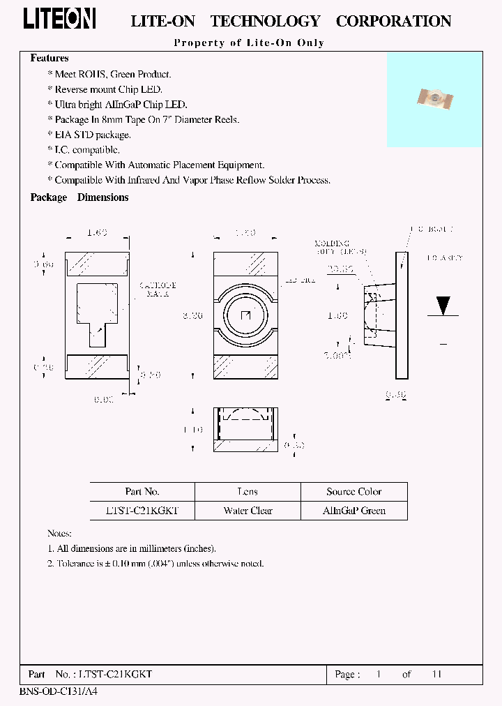 LTST-C21KGKT_1883545.PDF Datasheet