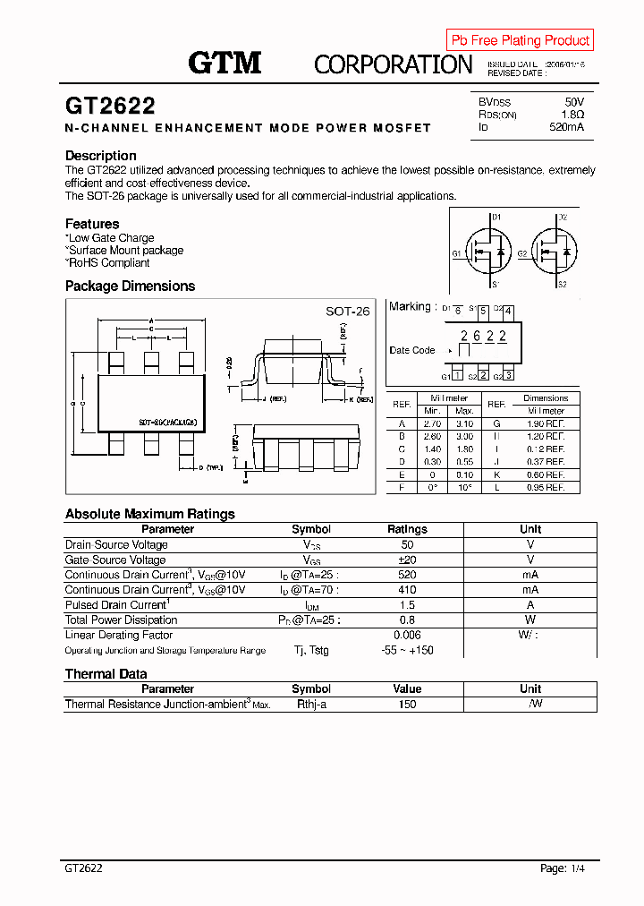 GT2622_1886240.PDF Datasheet