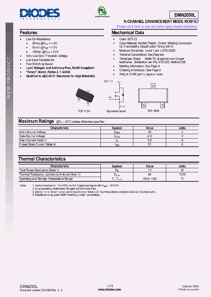 DMN2050L-7_1756000.PDF Datasheet