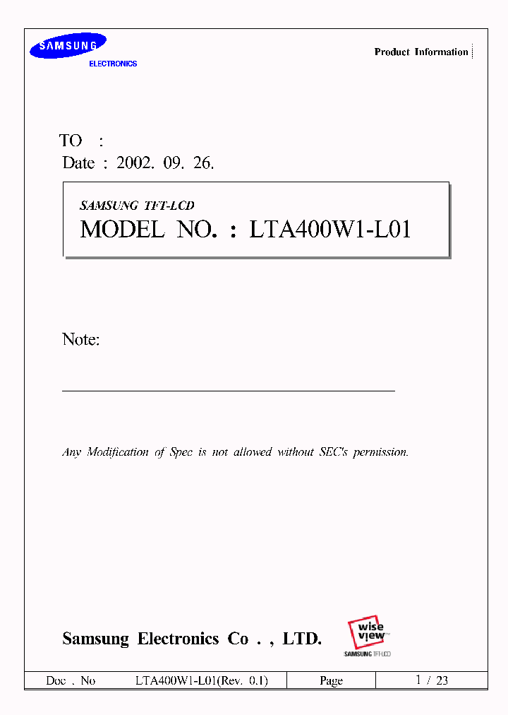 LTA400W1-L01_1783665.PDF Datasheet