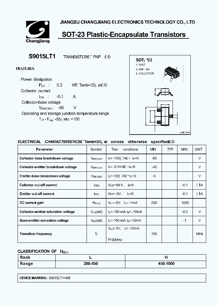 S9015LT1-SOT-23_1785628.PDF Datasheet