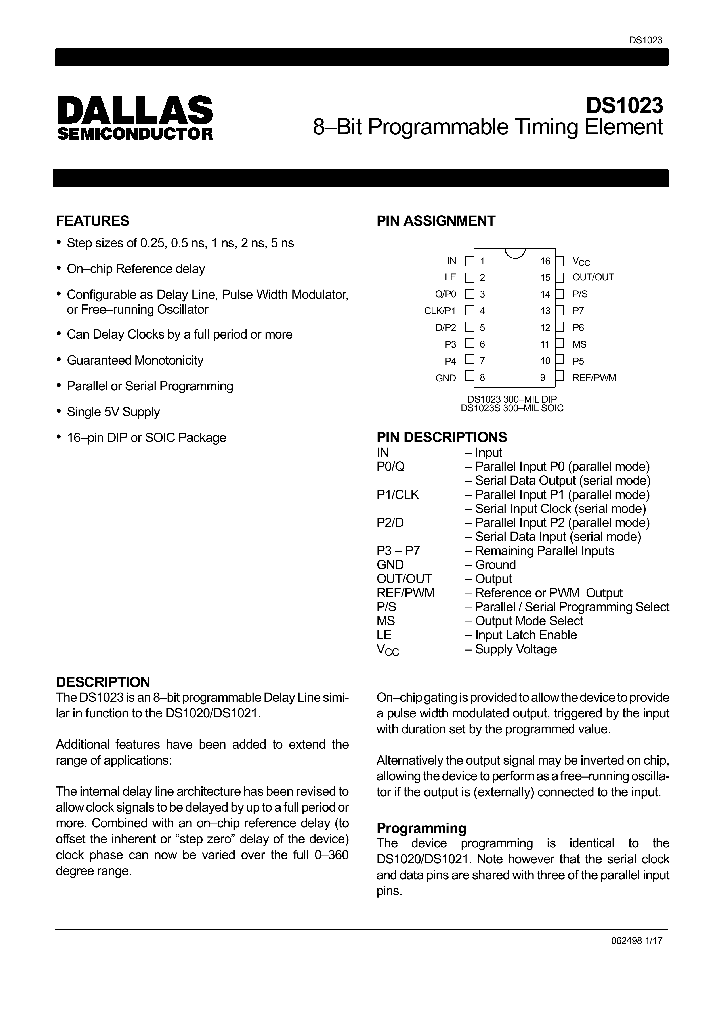 DS1023_1796301.PDF Datasheet