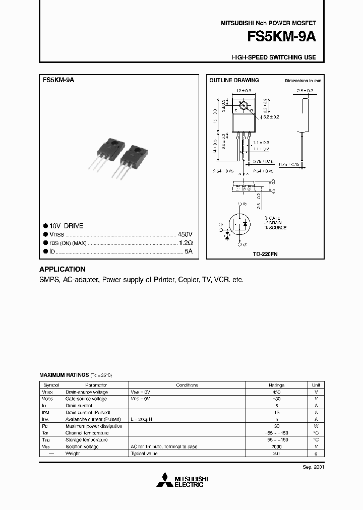 FS5KM-9A_1907067.PDF Datasheet