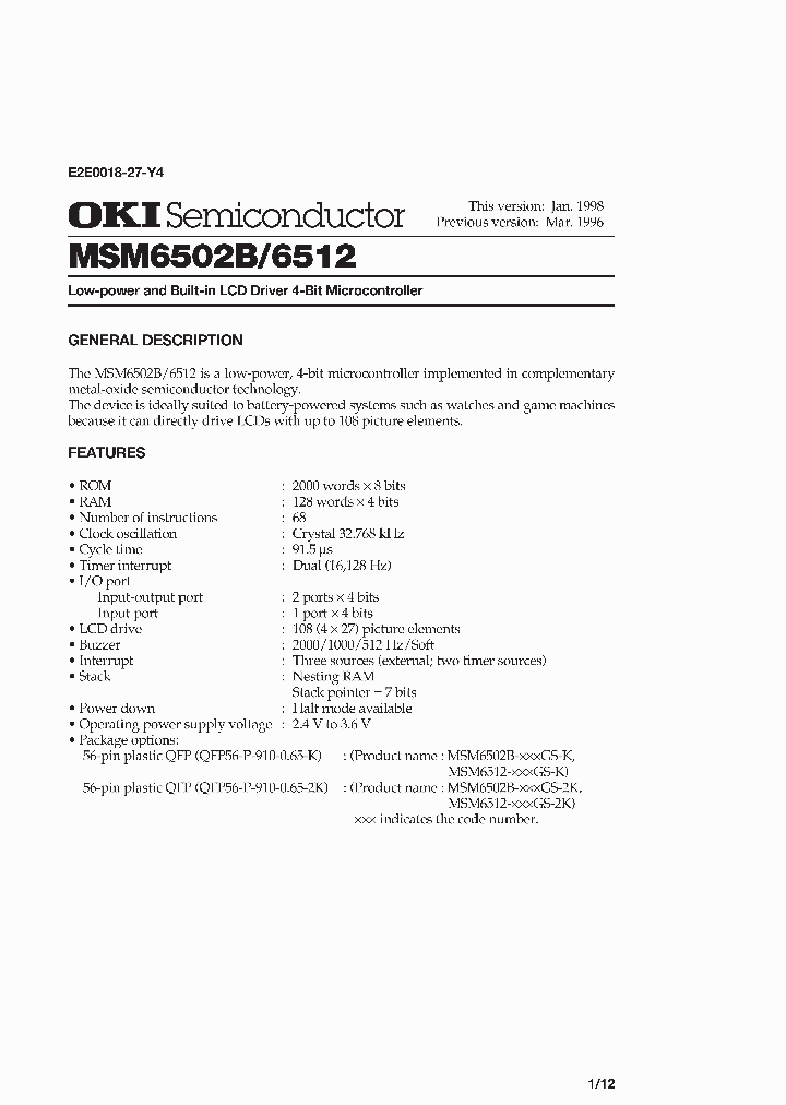 MSM6512-XXXGS-K_1815390.PDF Datasheet