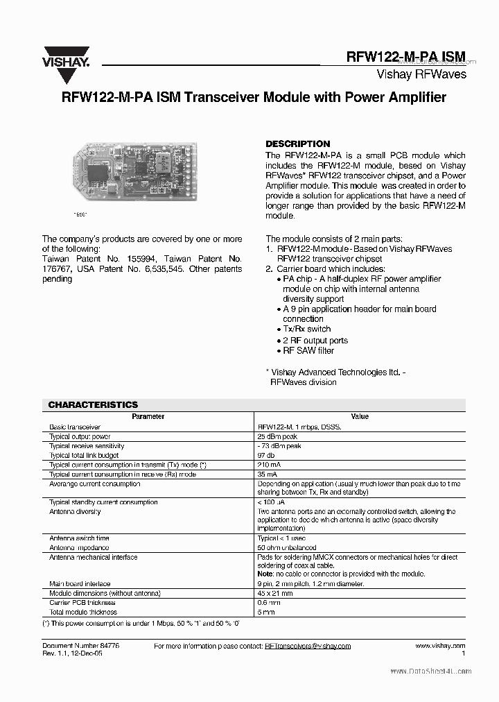 RFW122_1914602.PDF Datasheet