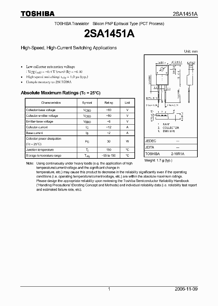 2SA1451A-YF_1859819.PDF Datasheet