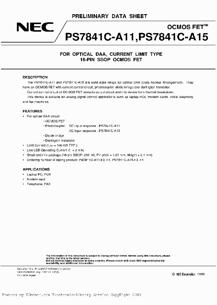 PS7841C-A11_1862053.PDF Datasheet