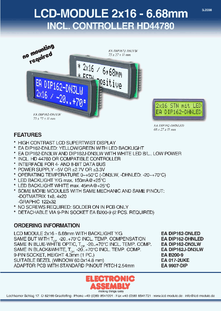 EADIP162-DNLED_1889589.PDF Datasheet