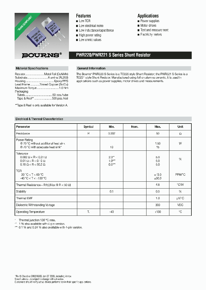 PWR221-2SBR0150J_1920341.PDF Datasheet