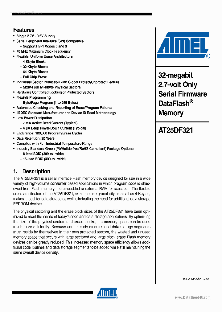 AT25DF321_1961283.PDF Datasheet