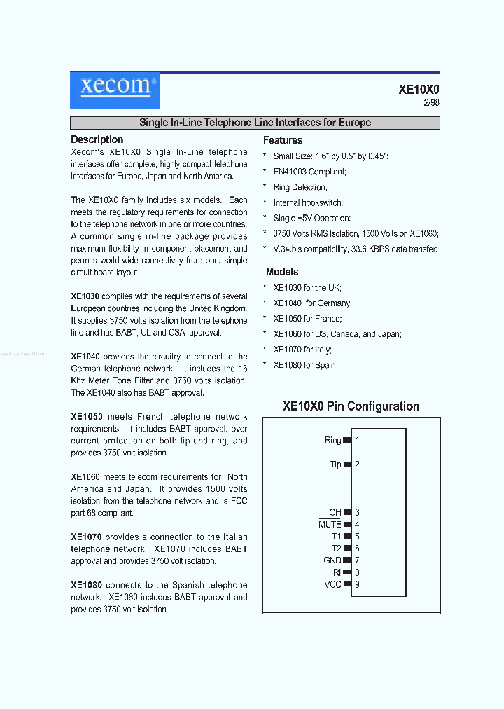 XE1030_1968455.PDF Datasheet