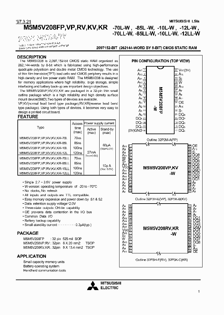 M5M5V208VP-10LL-W_1981128.PDF Datasheet
