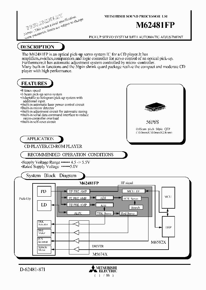 M62481FP_1986859.PDF Datasheet