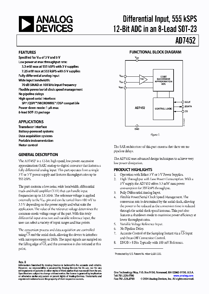 AD7452BRT-REEL7_1986920.PDF Datasheet