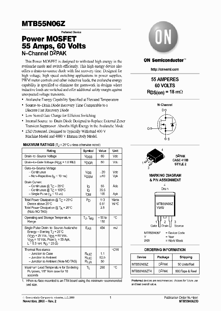 MTB55N06Z-D_1993710.PDF Datasheet